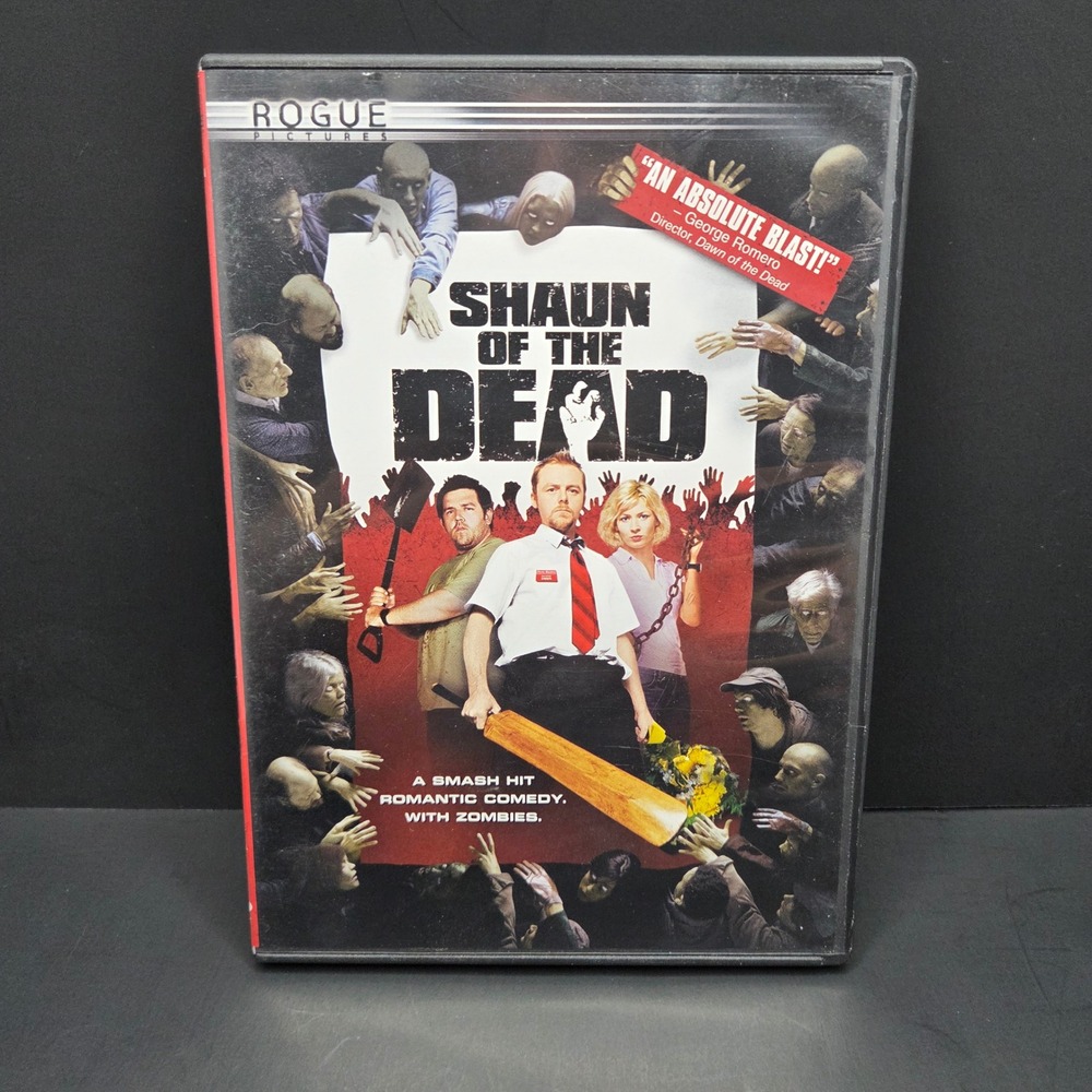 Shaun of the Dead DVD Rogue Pictures Simon Pegg Nick Frost Zombie Comedy Movie